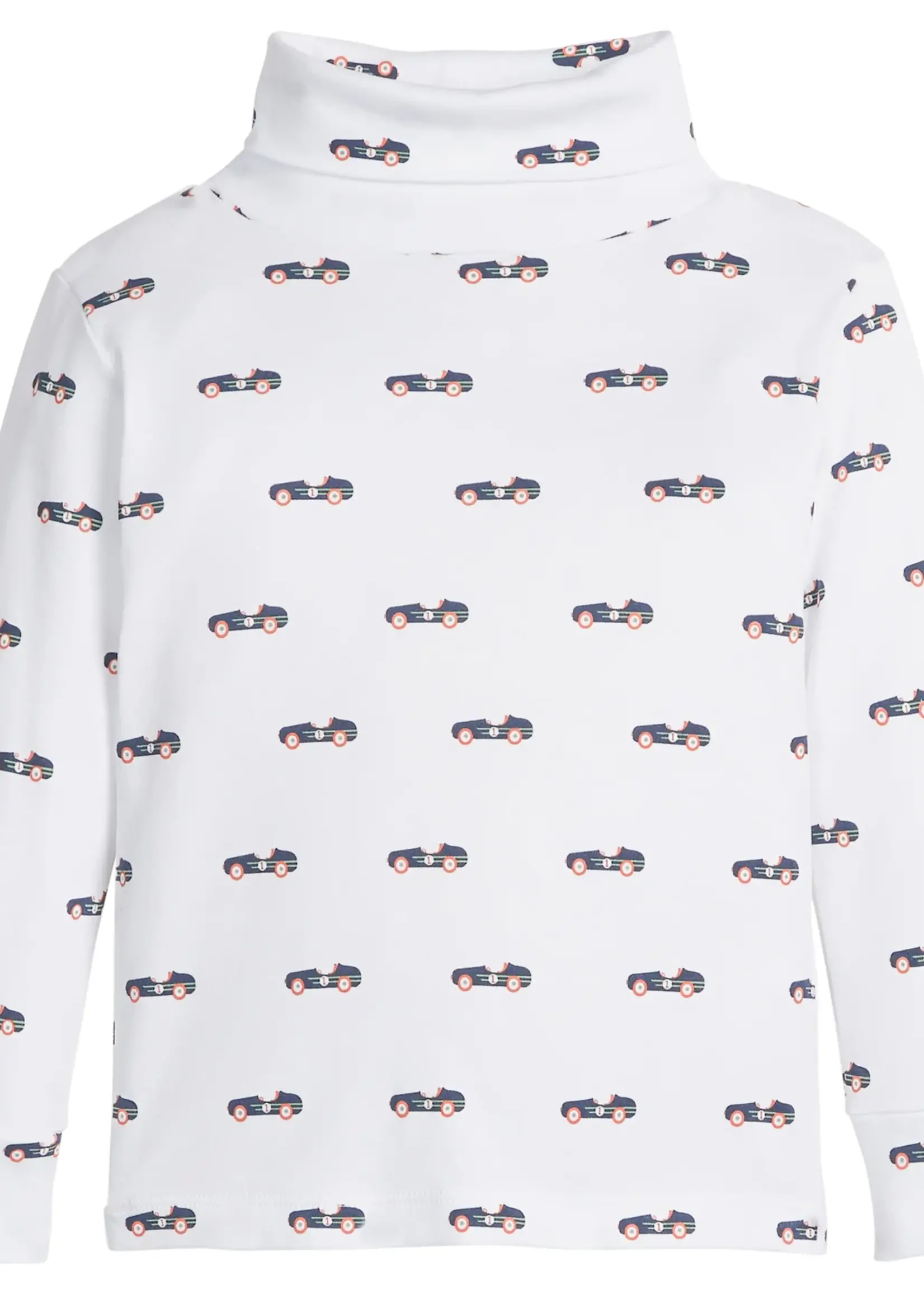 Little English Printed Turtleneck