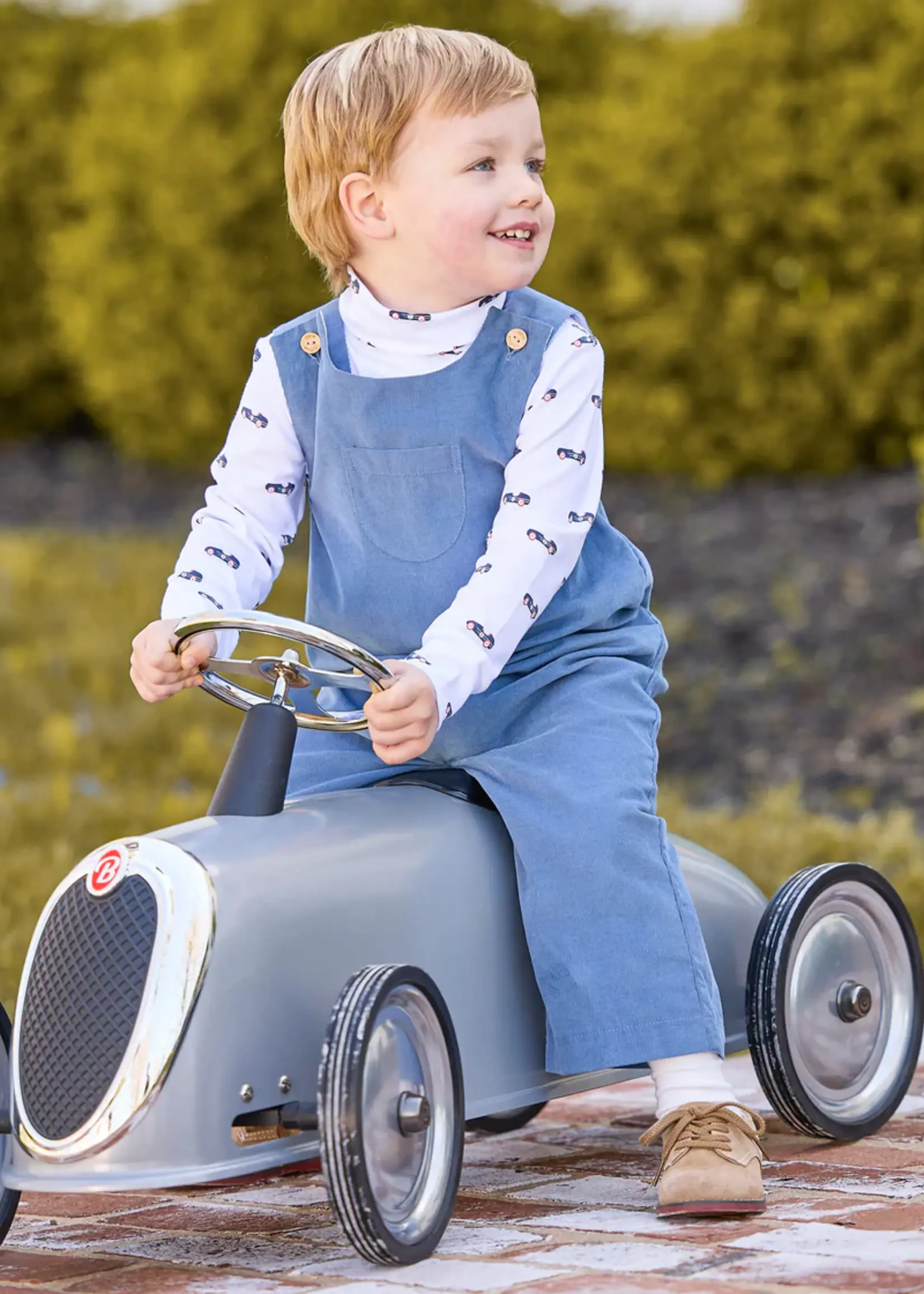 Little English Printed Turtleneck