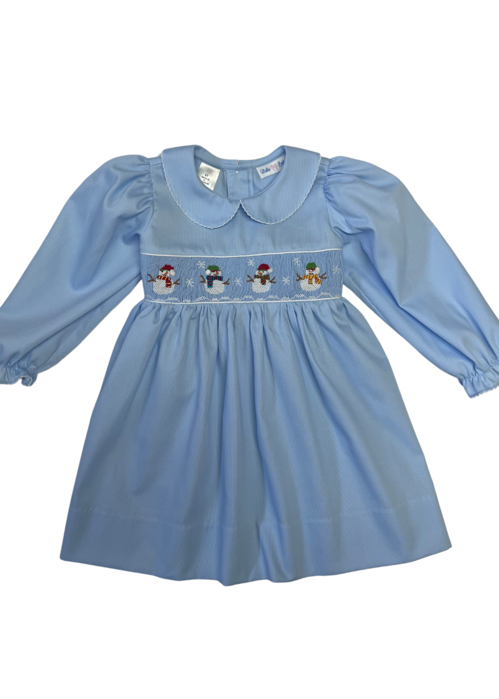 Lulu Bebe Rose Snowman Dress