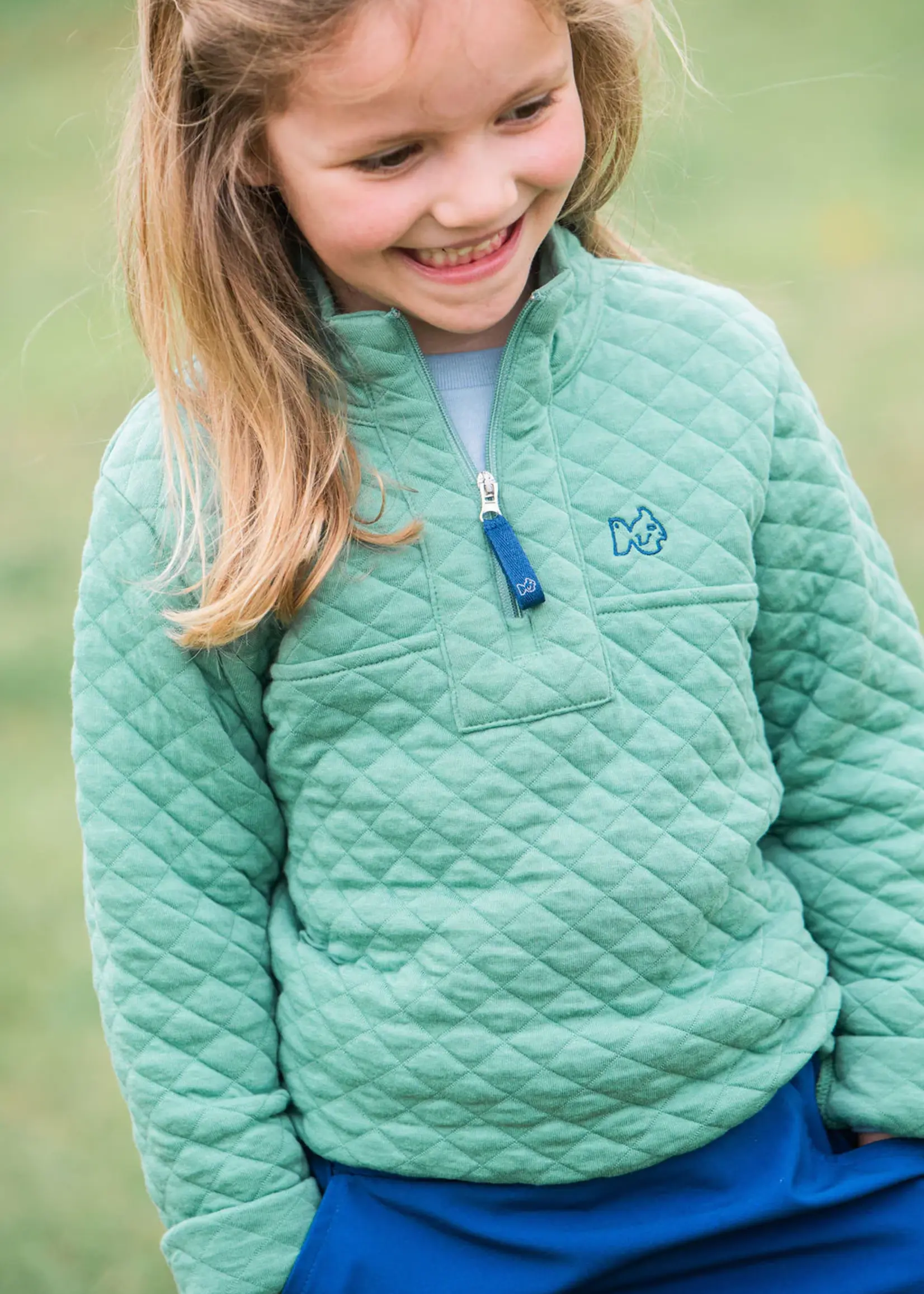 Prodoh Boys Quilted Zip Pullover