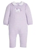 Little English Peter Pan Applique Romper