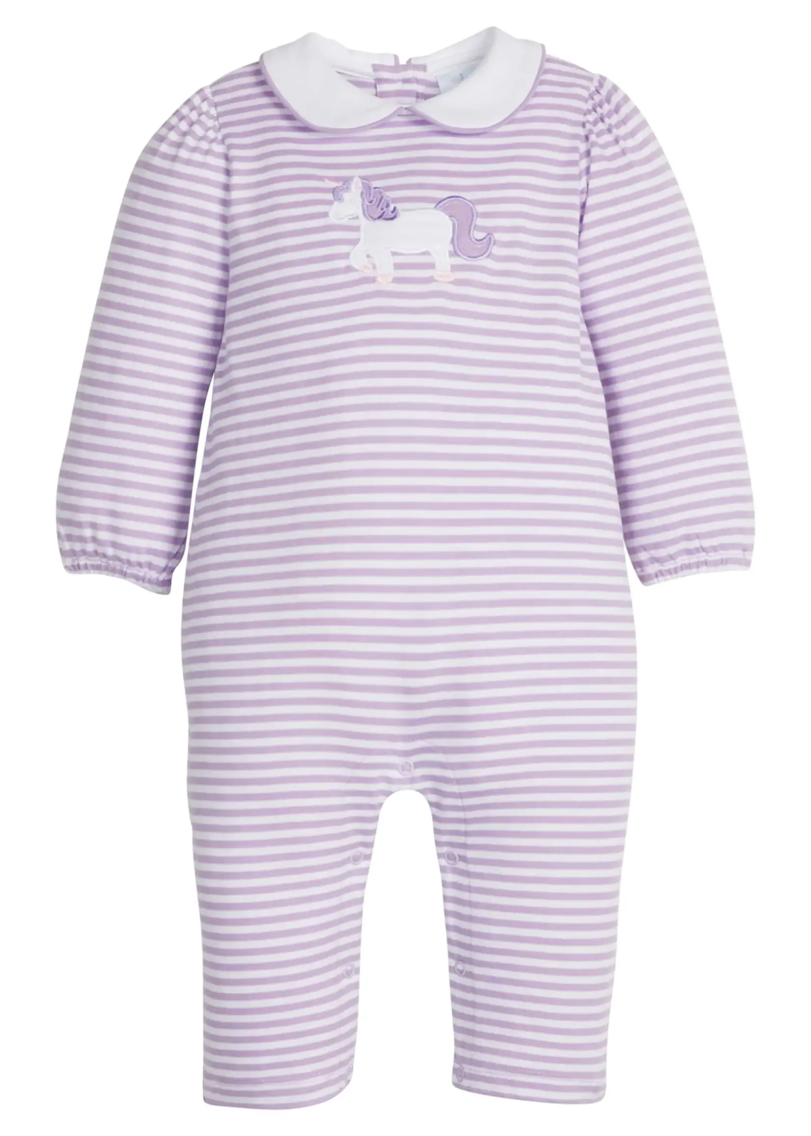 Little English Peter Pan Applique Romper