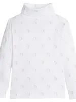 Little English Printed Turtleneck