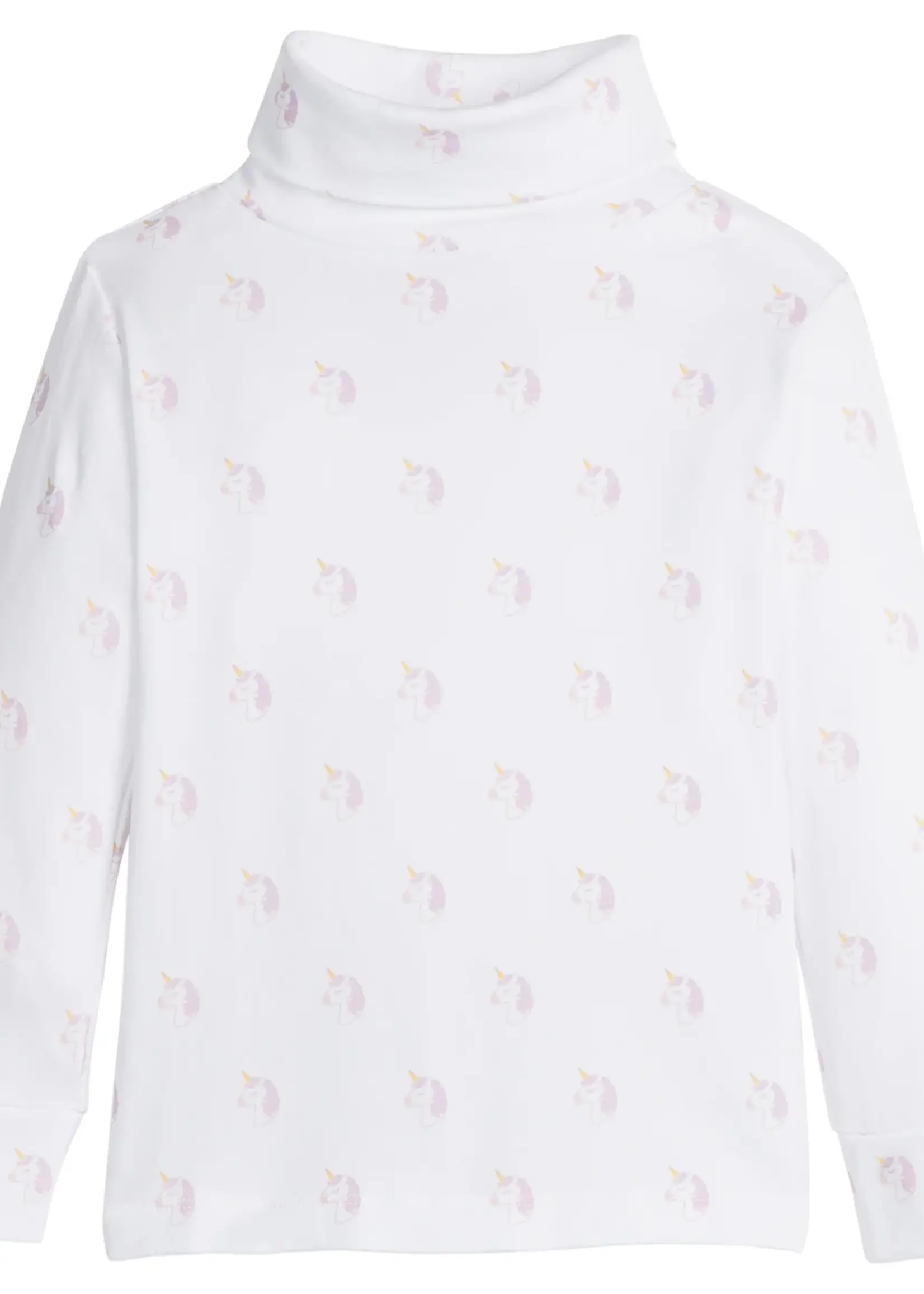Little English Printed Turtleneck