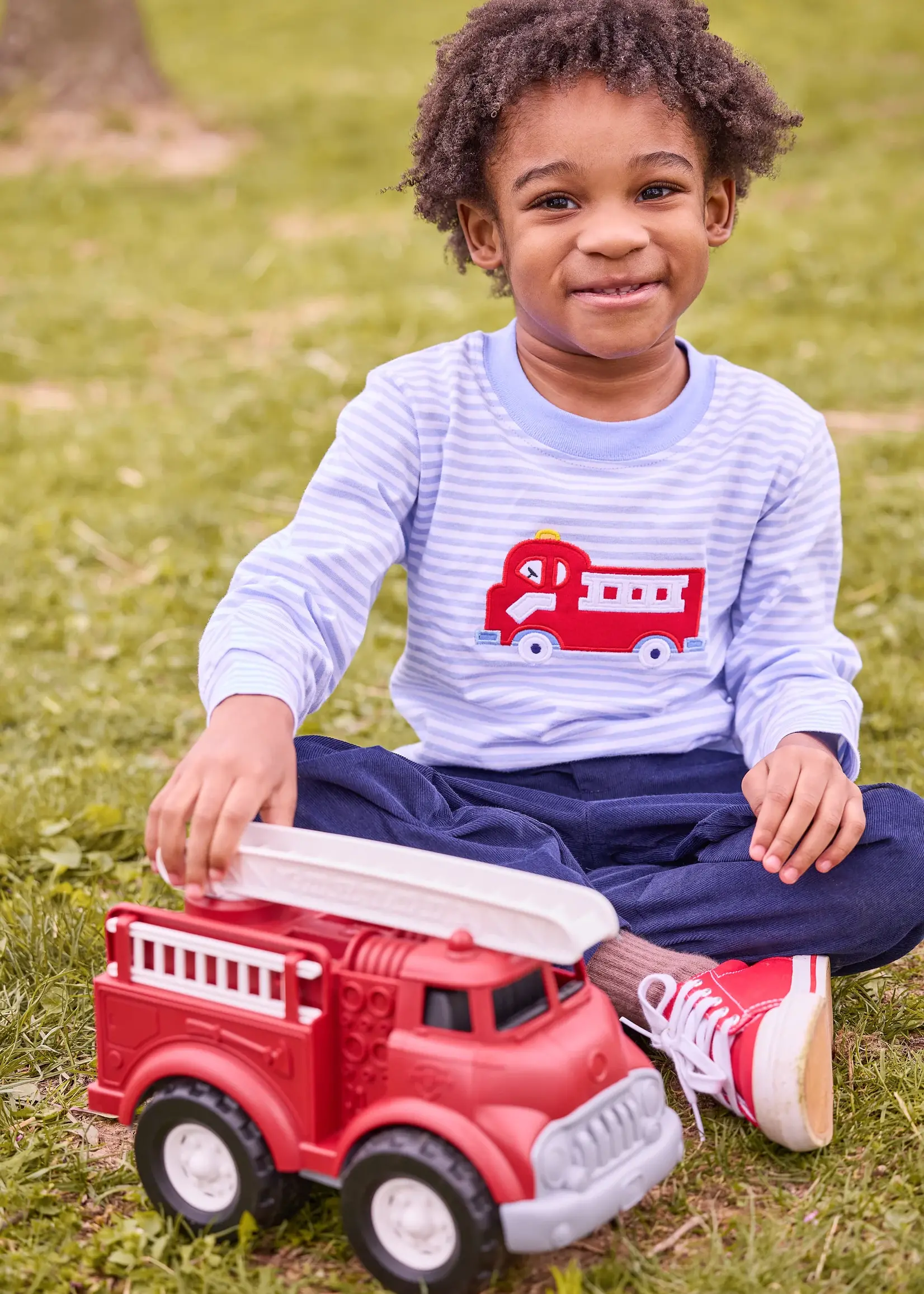 Little English Applique T- Shirt