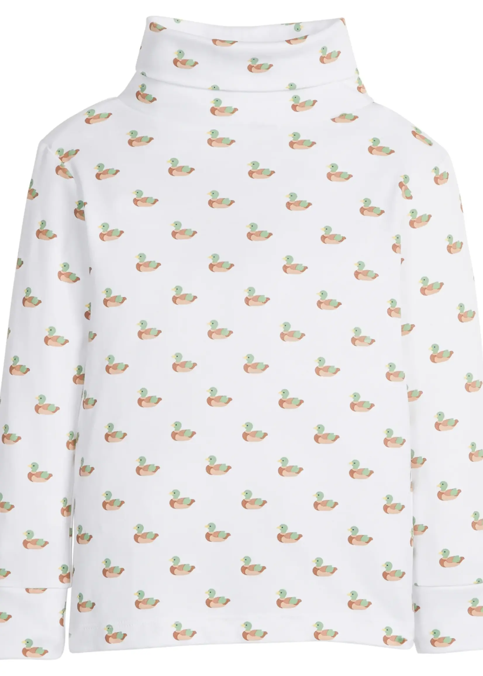 Little English Printed Turtleneck