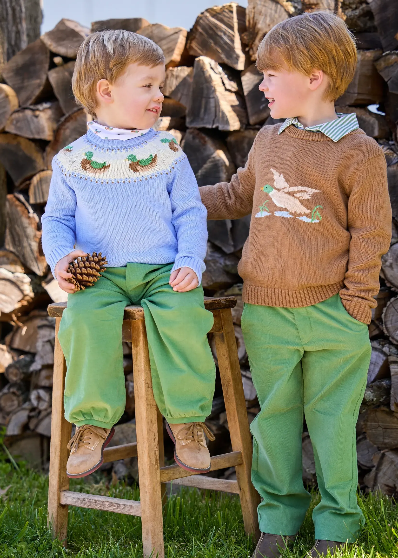 Little English Intarsia Sweater