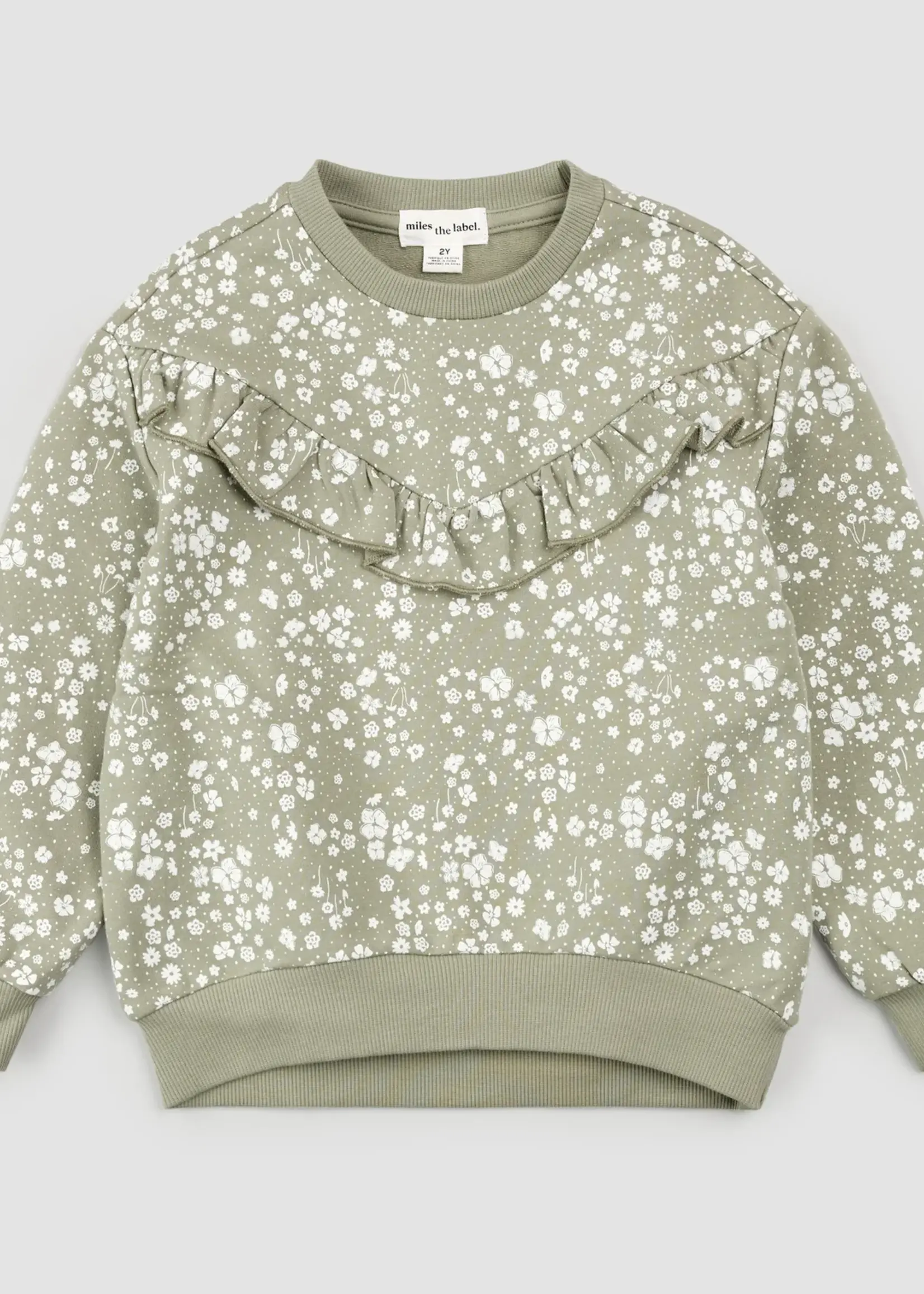 Miles the Label Floral Print Sweatshirt
