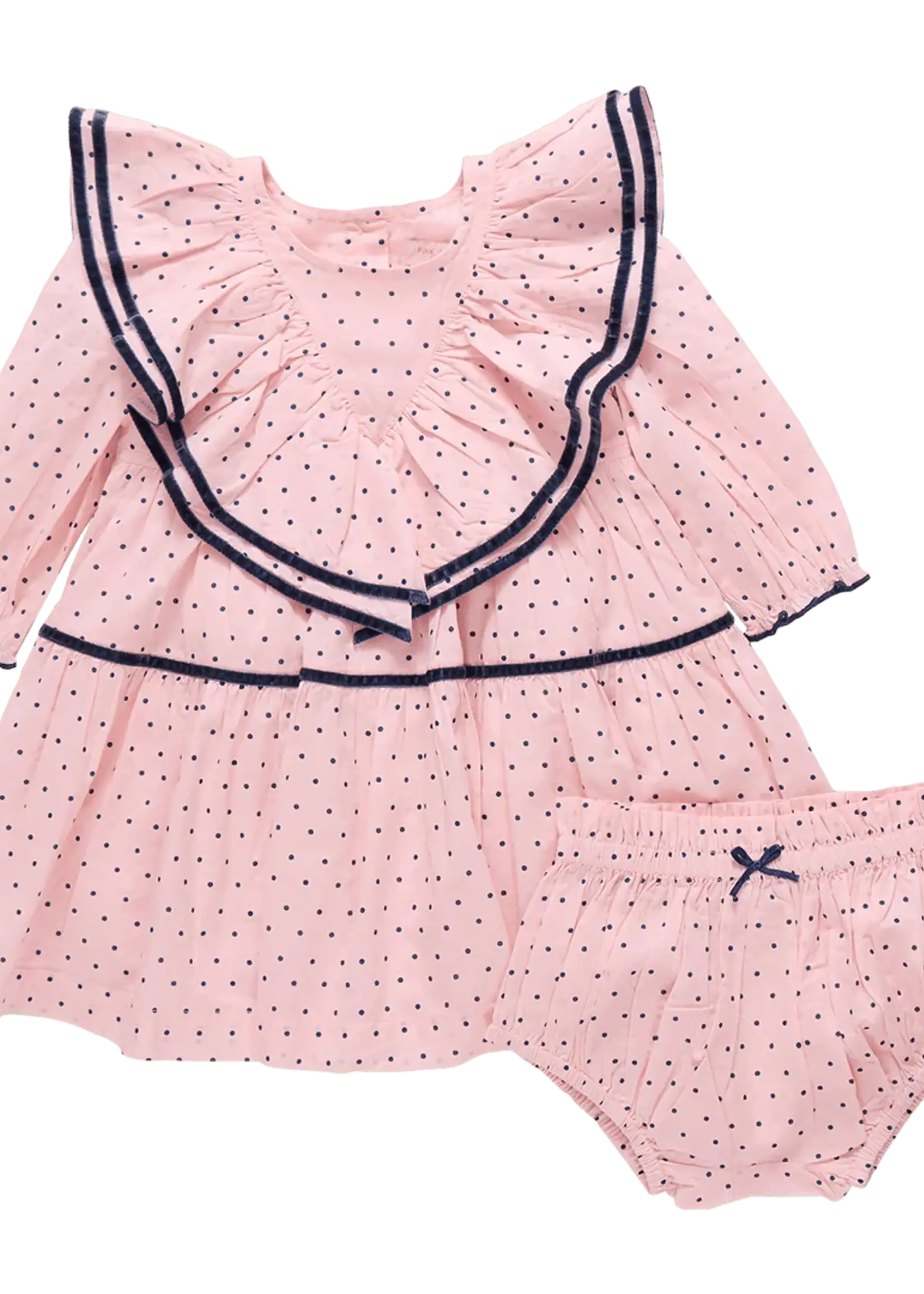 Pink Chicken baby girls raphaela dress set