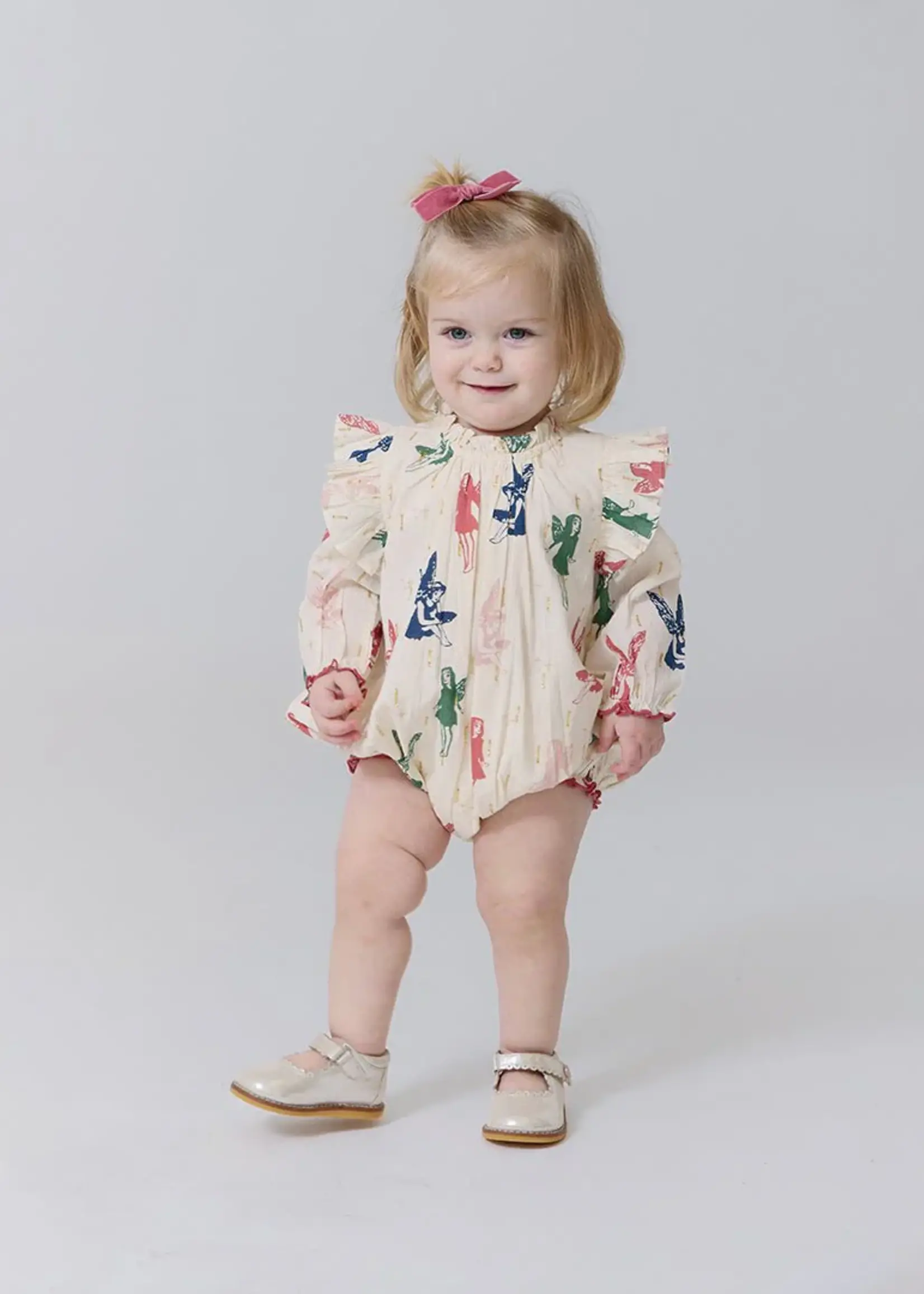 Pink Chicken baby girls harper bubble - woodland fairies
