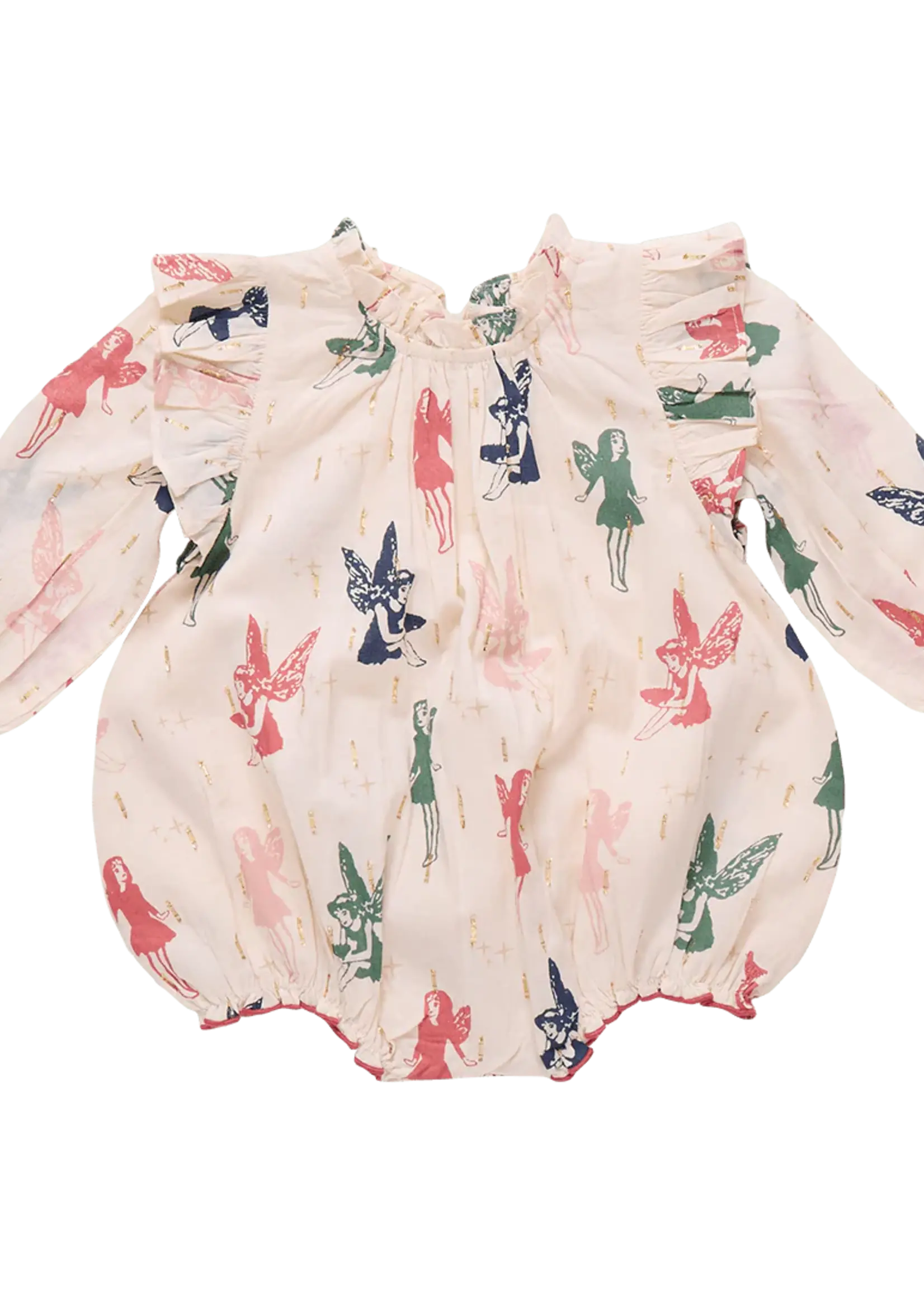Pink Chicken baby girls harper bubble - woodland fairies