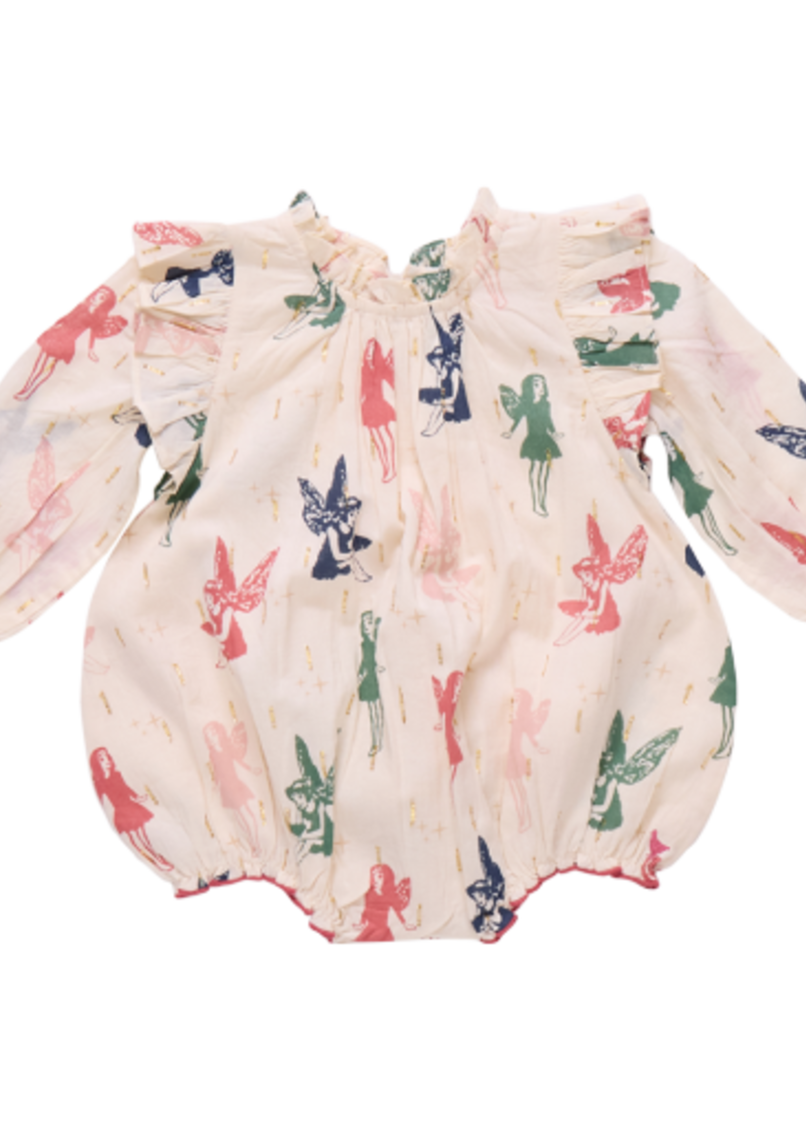 Pink Chicken baby girls harper bubble - woodland fairies