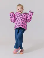 Pink Chicken girls reversible riley jacket - pink strawflower