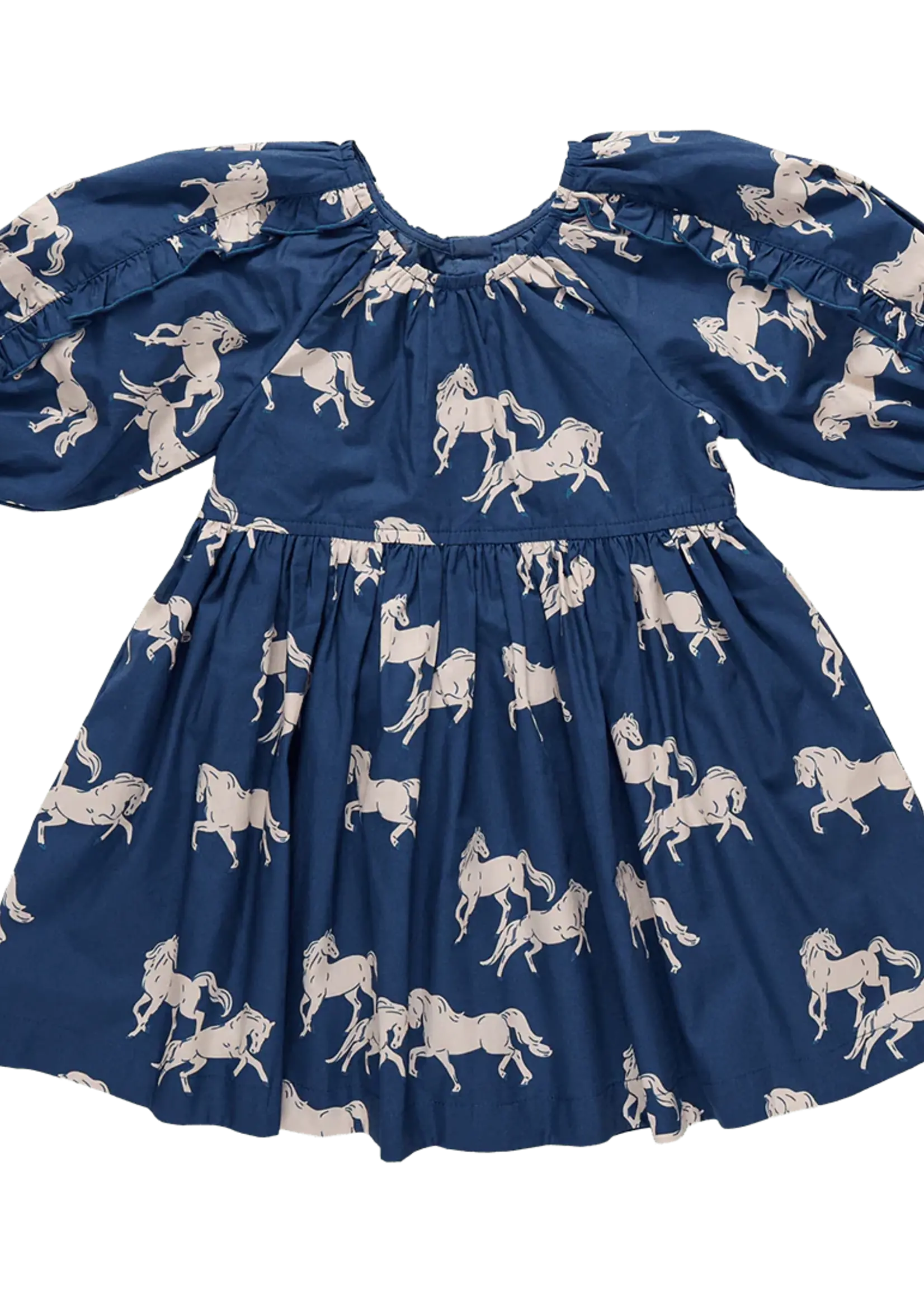 Pink Chicken girls katya dress - wild horses