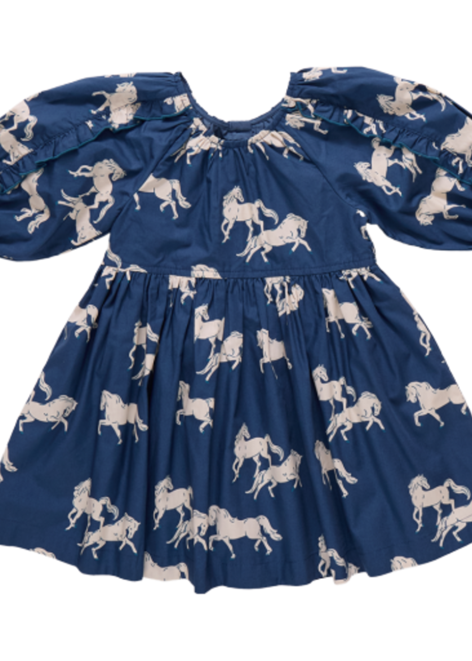 Pink Chicken girls katya dress - wild horses