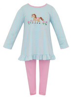 Claire and Charlie Ride Away GIRLS girl's tunic set