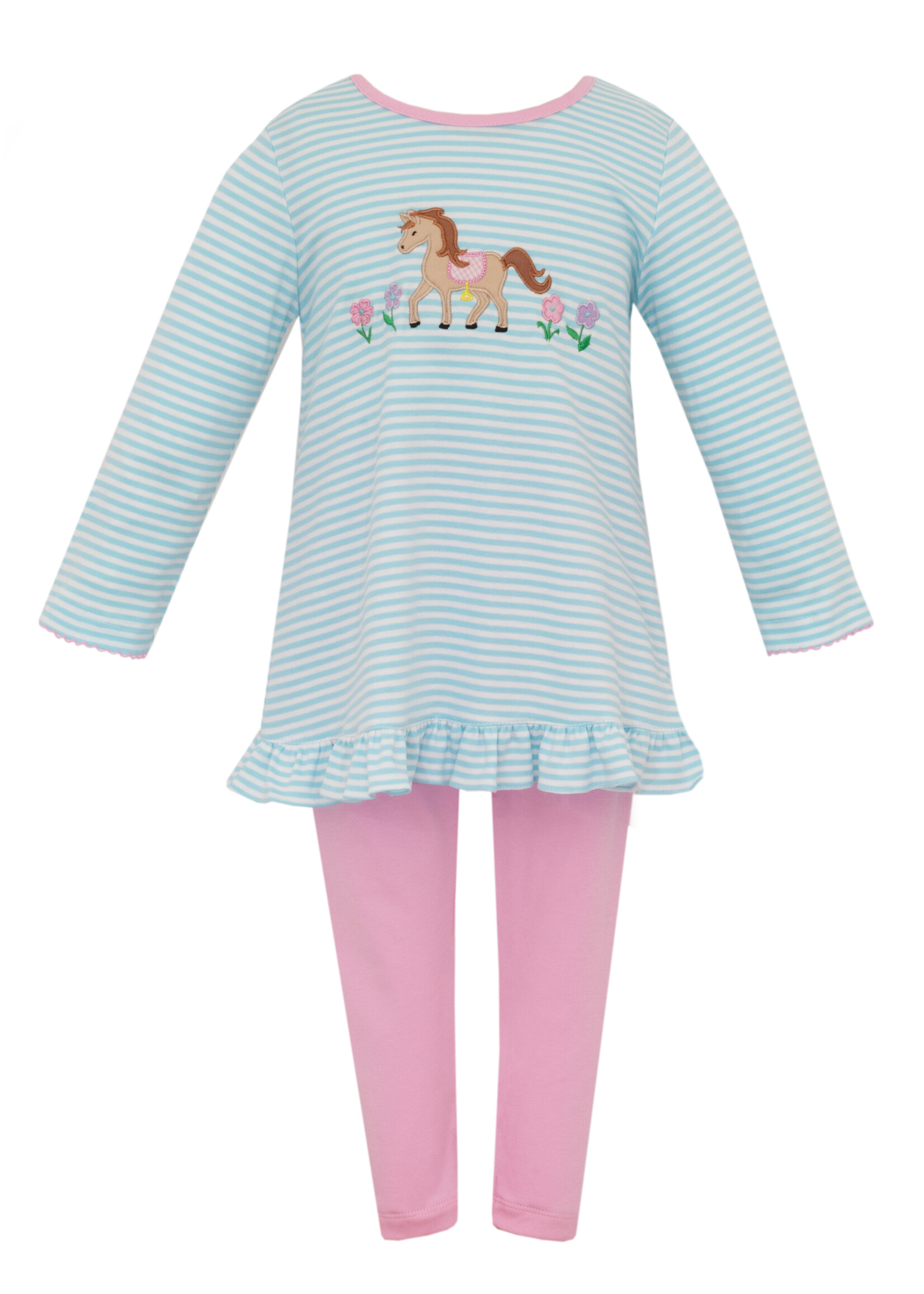 Claire and Charlie Ride Away GIRLS girl's tunic set