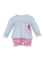 Claire and Charlie Labs W/Pocket GIRLS Bloomer Set