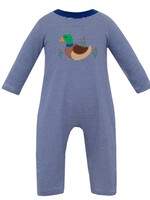 Claire and Charlie Mallard Boy Long Romper L/S