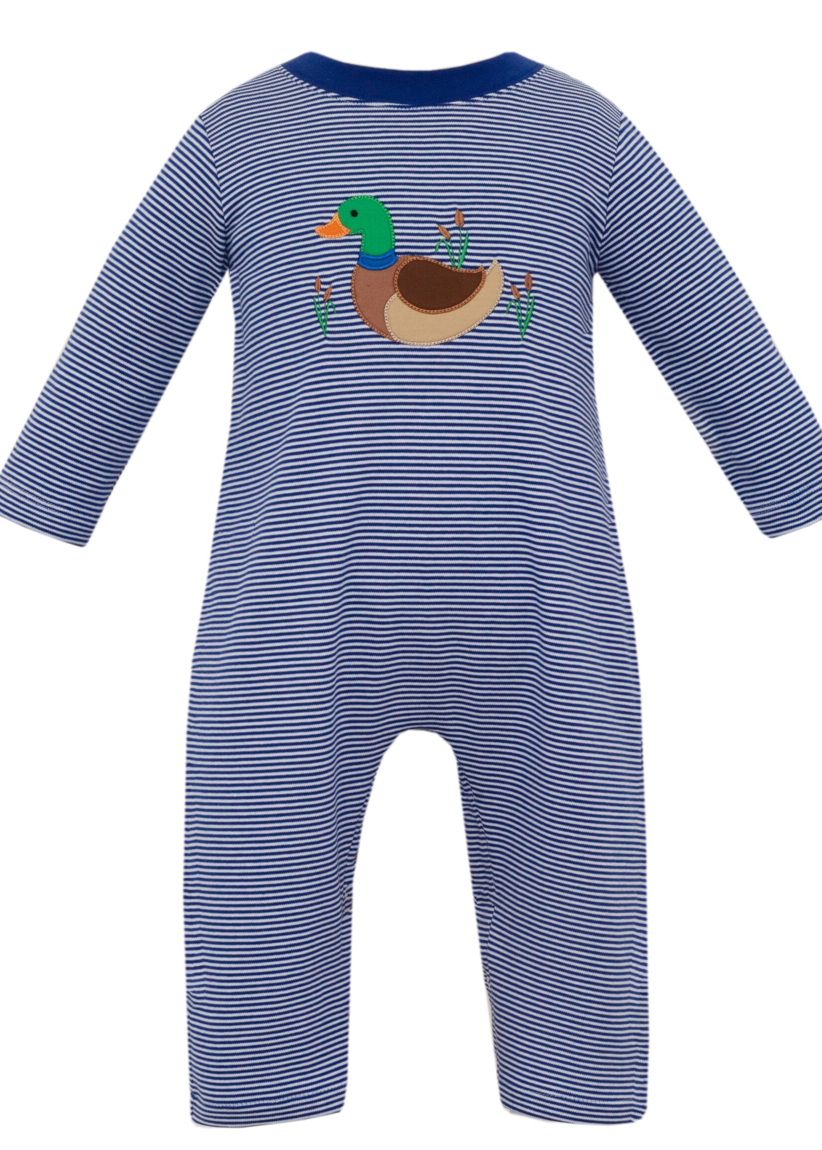 Claire and Charlie Mallard Boy Long Romper L/S