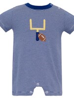 Claire and Charlie Football Short Romper