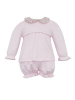 Petit Bebe bloomer set with pink liberty floral