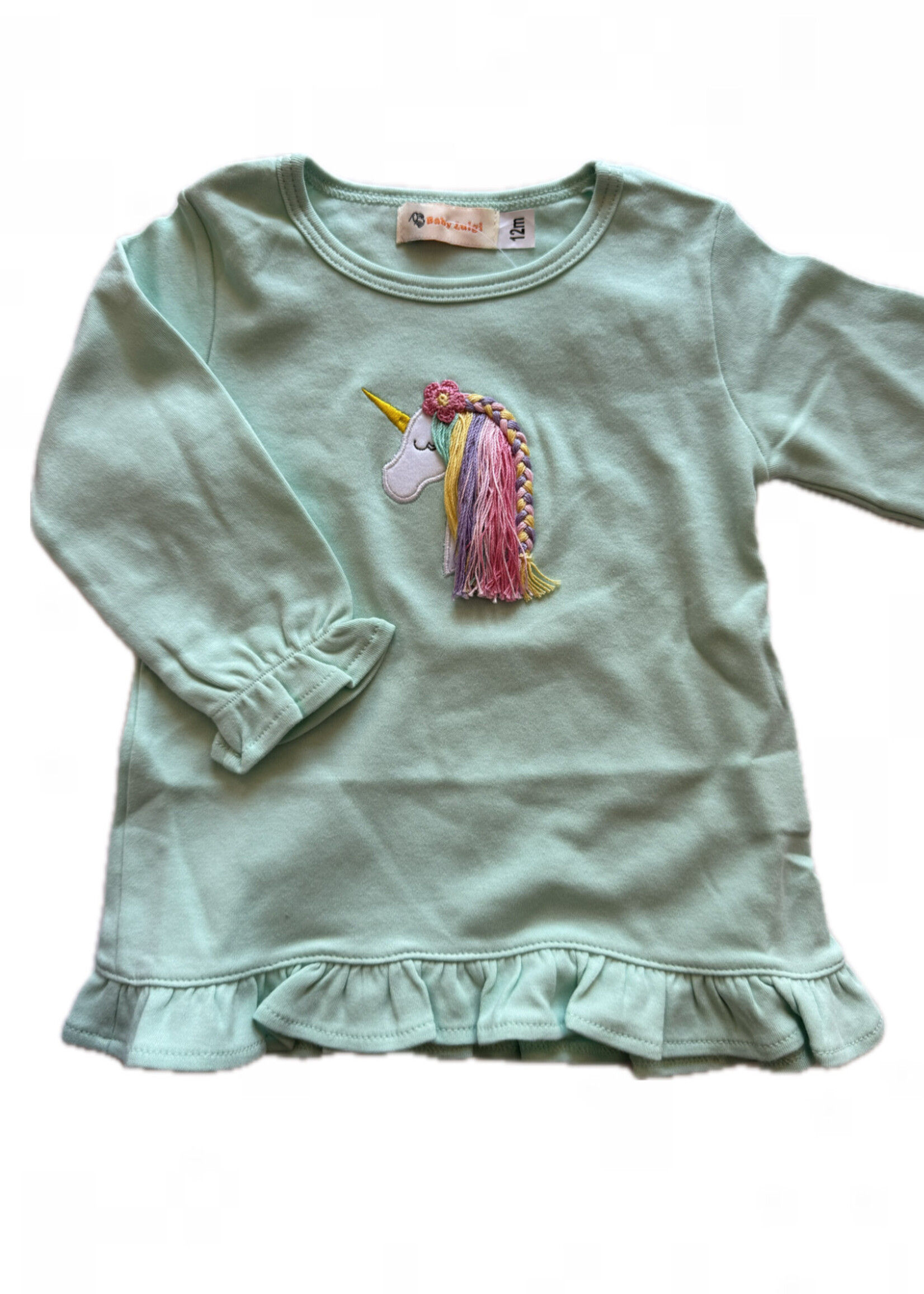Luigi Kids Girls L/S Unicorn T-Shirt
