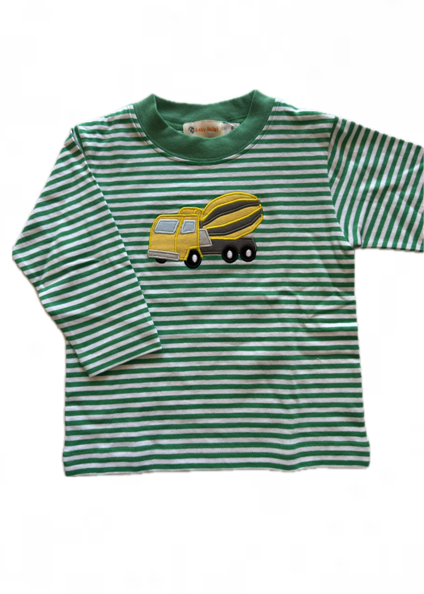 Luigi Kids Boys Stripe L/S Cement Mixer