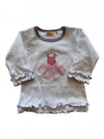 Luigi Kids Girls L/S Ballerina Dress T-Shirt
