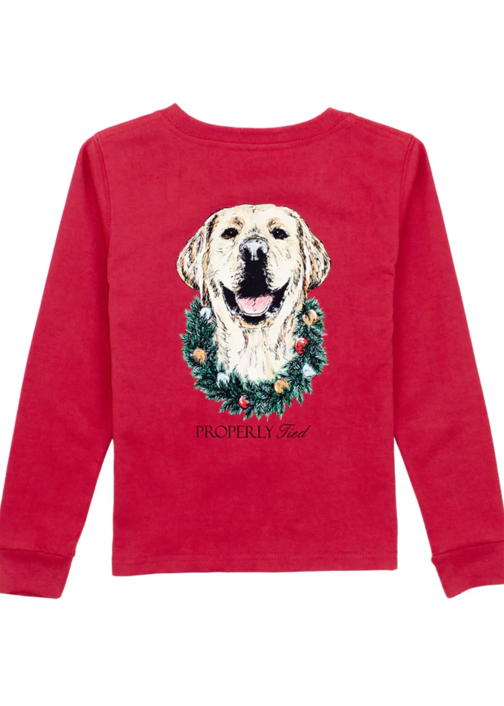 Properly Tied Boys Deck The Paws LS