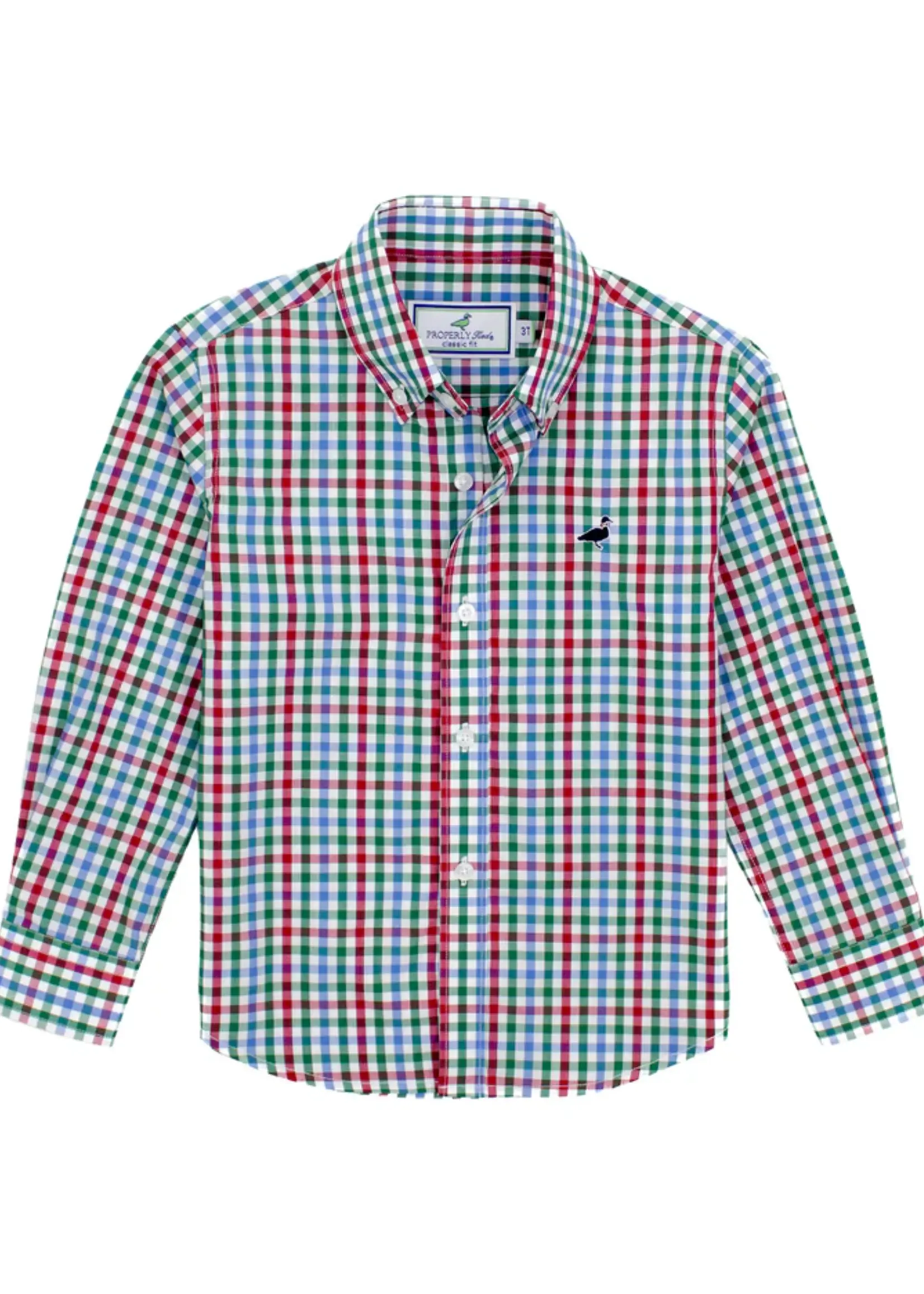 Properly Tied Boys Seasonal Sportshirt