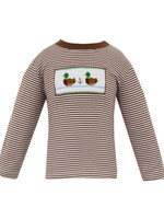 Anavini Mallard Duck Stripe Boy Shirt L/S