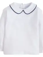 Little English Piped Peter Pan Shirt