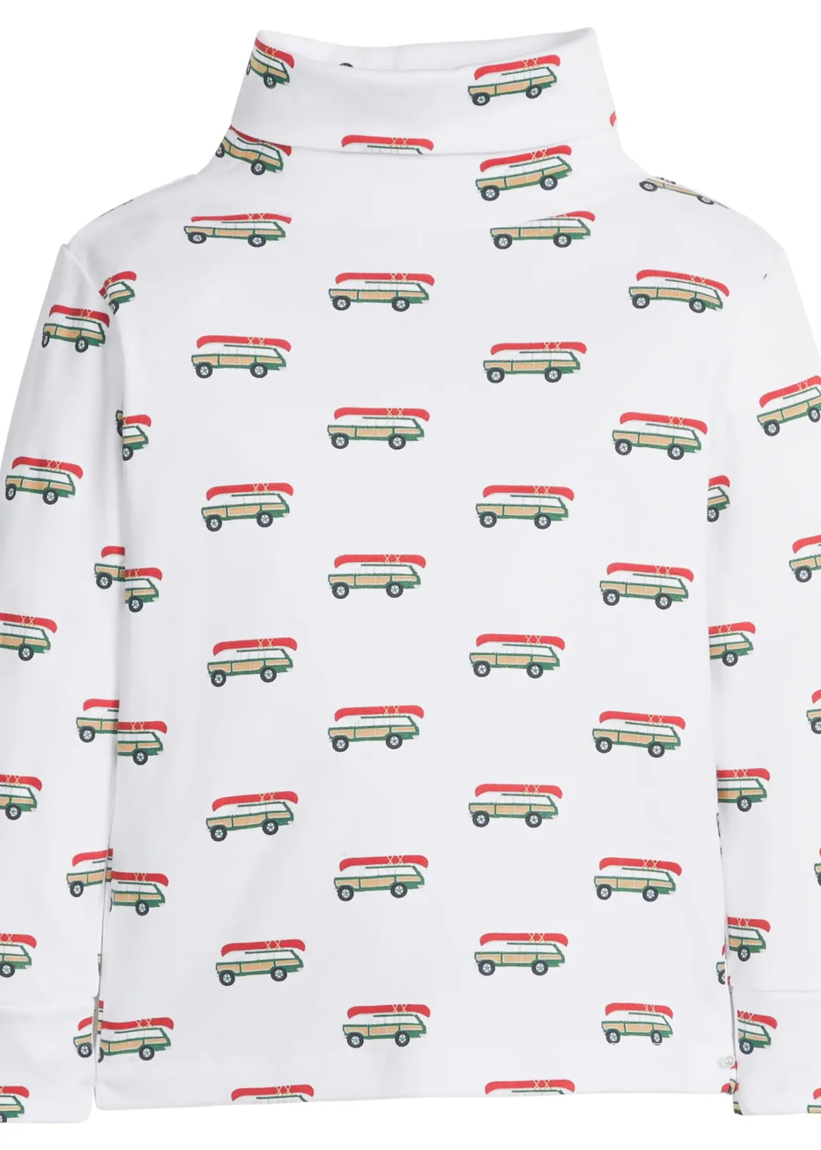 Little English Printed Turtleneck