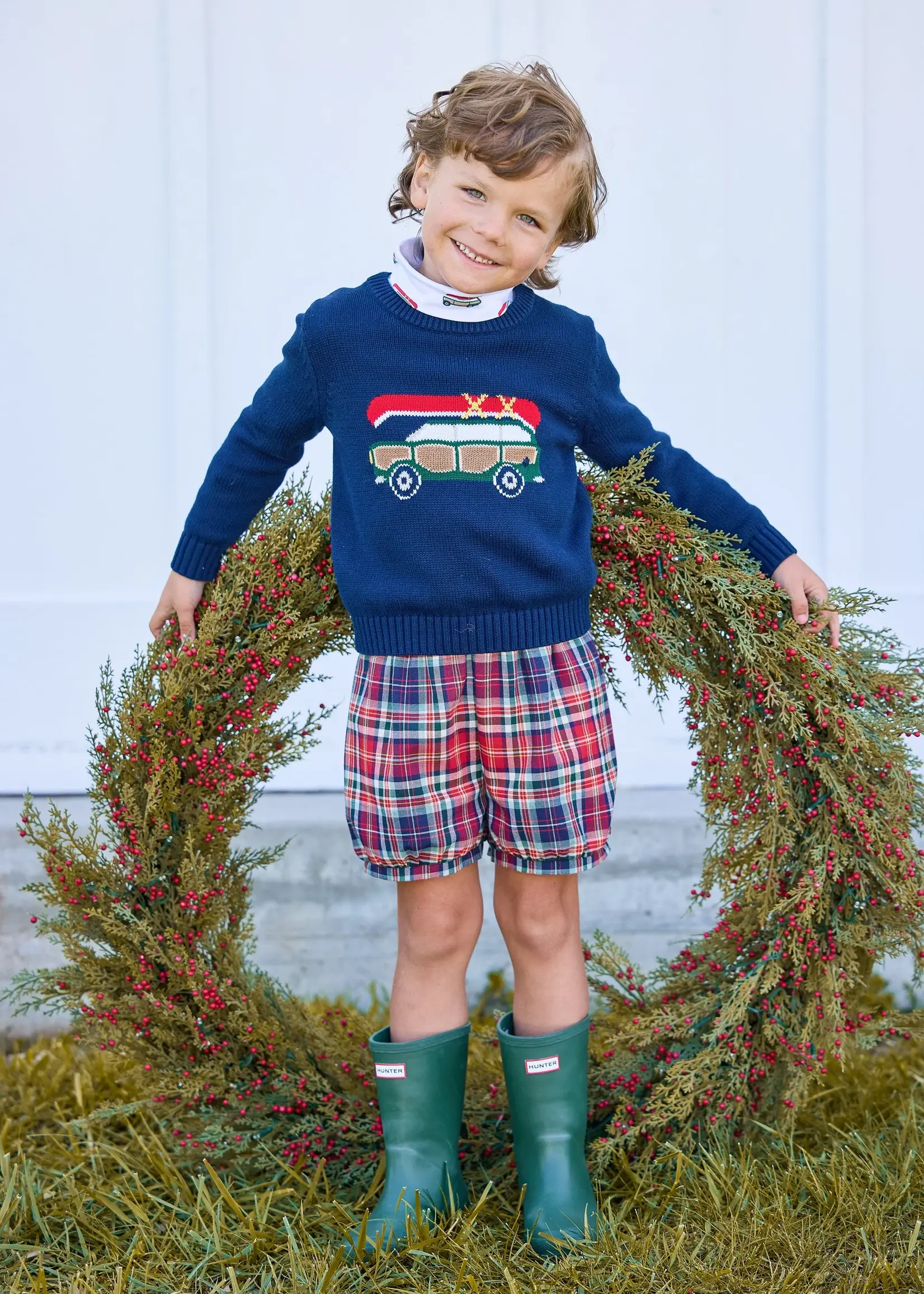 Little English Printed Turtleneck