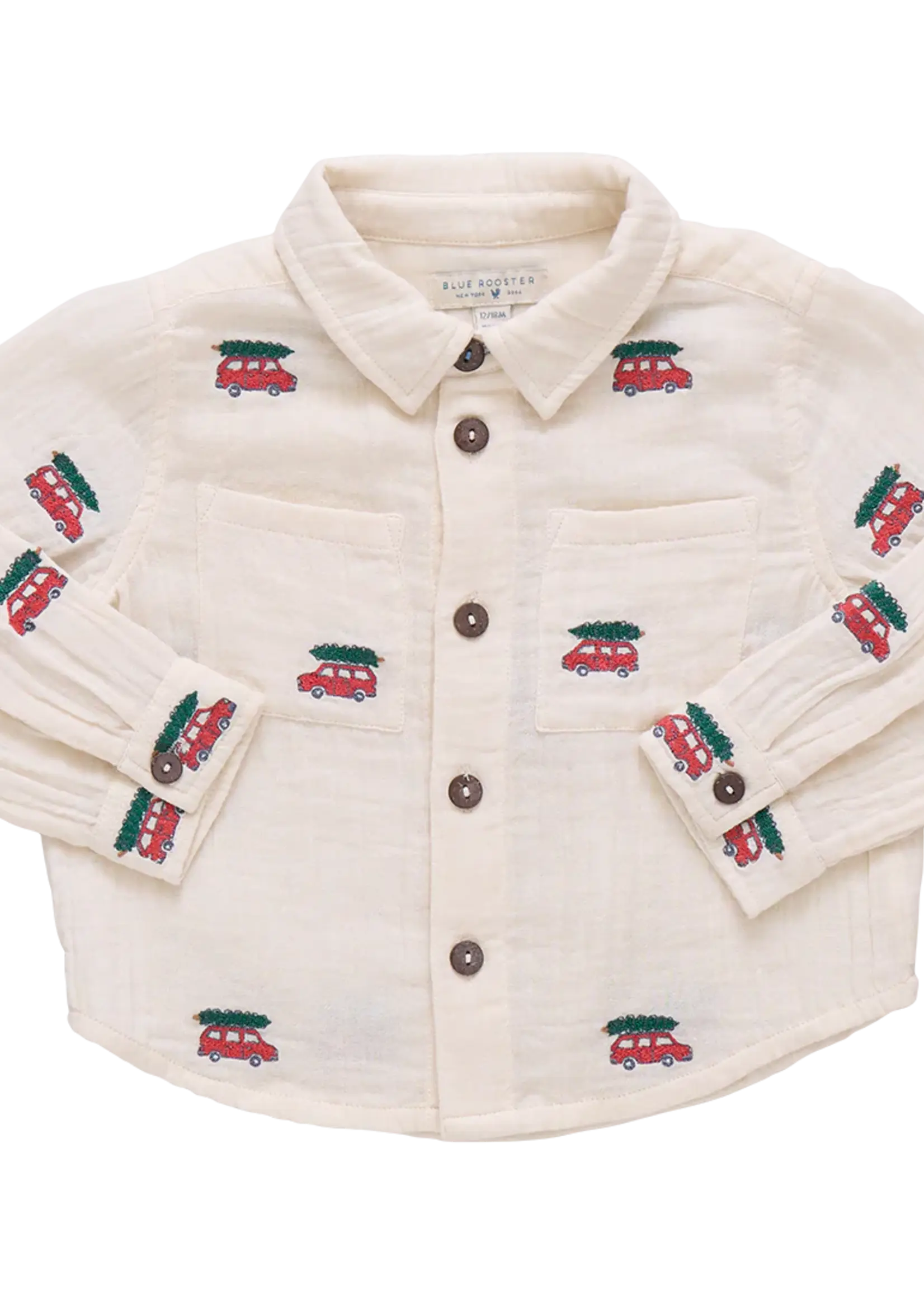 Pink Chicken baby boys jack shirt