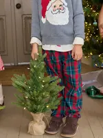 Pink Chicken boys jackson pant - red tartan