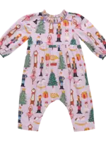 Pink Chicken baby girls charlie jumper - lavender nutcracker
