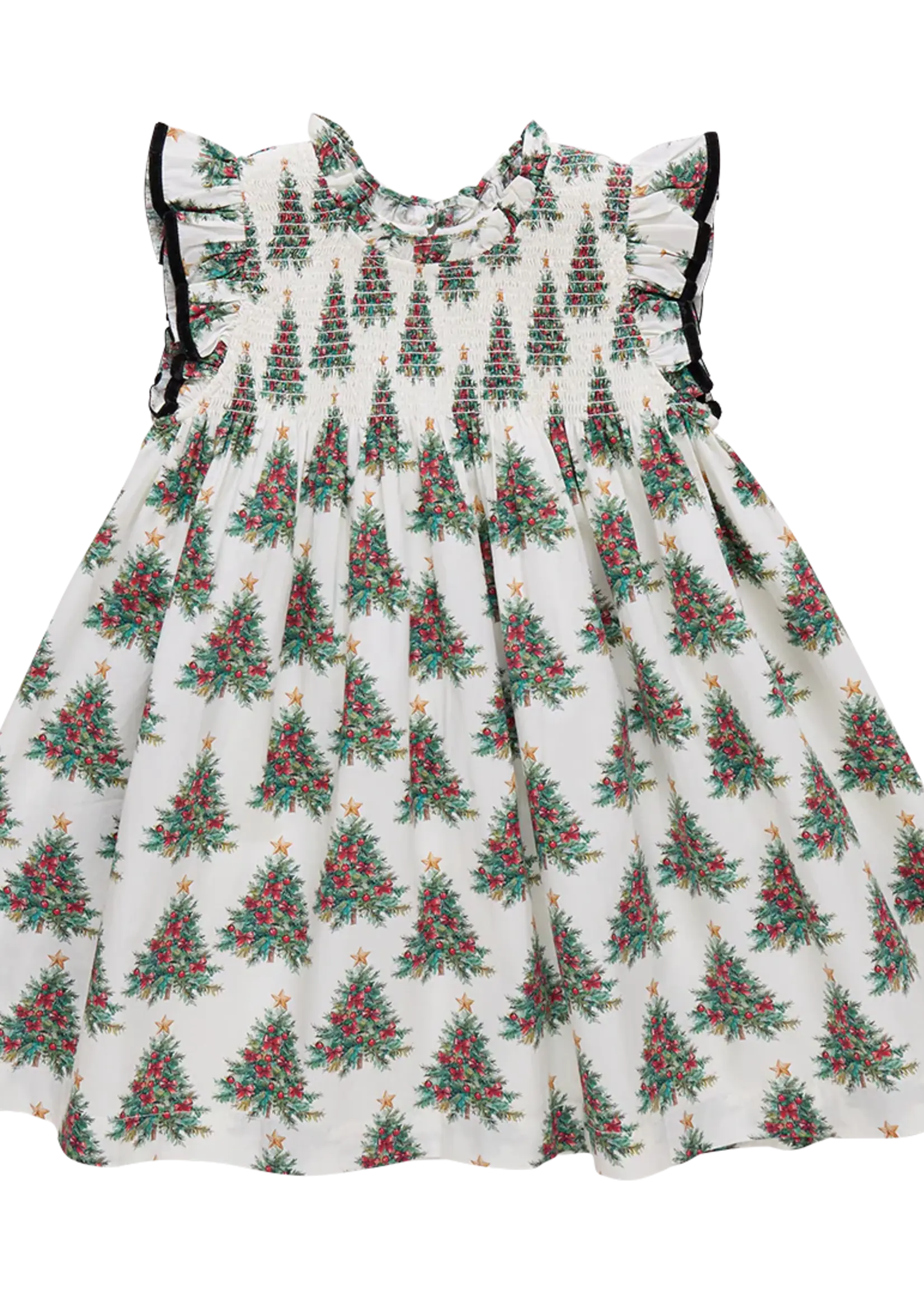 Pink Chicken girls stevie dress - vintage trees