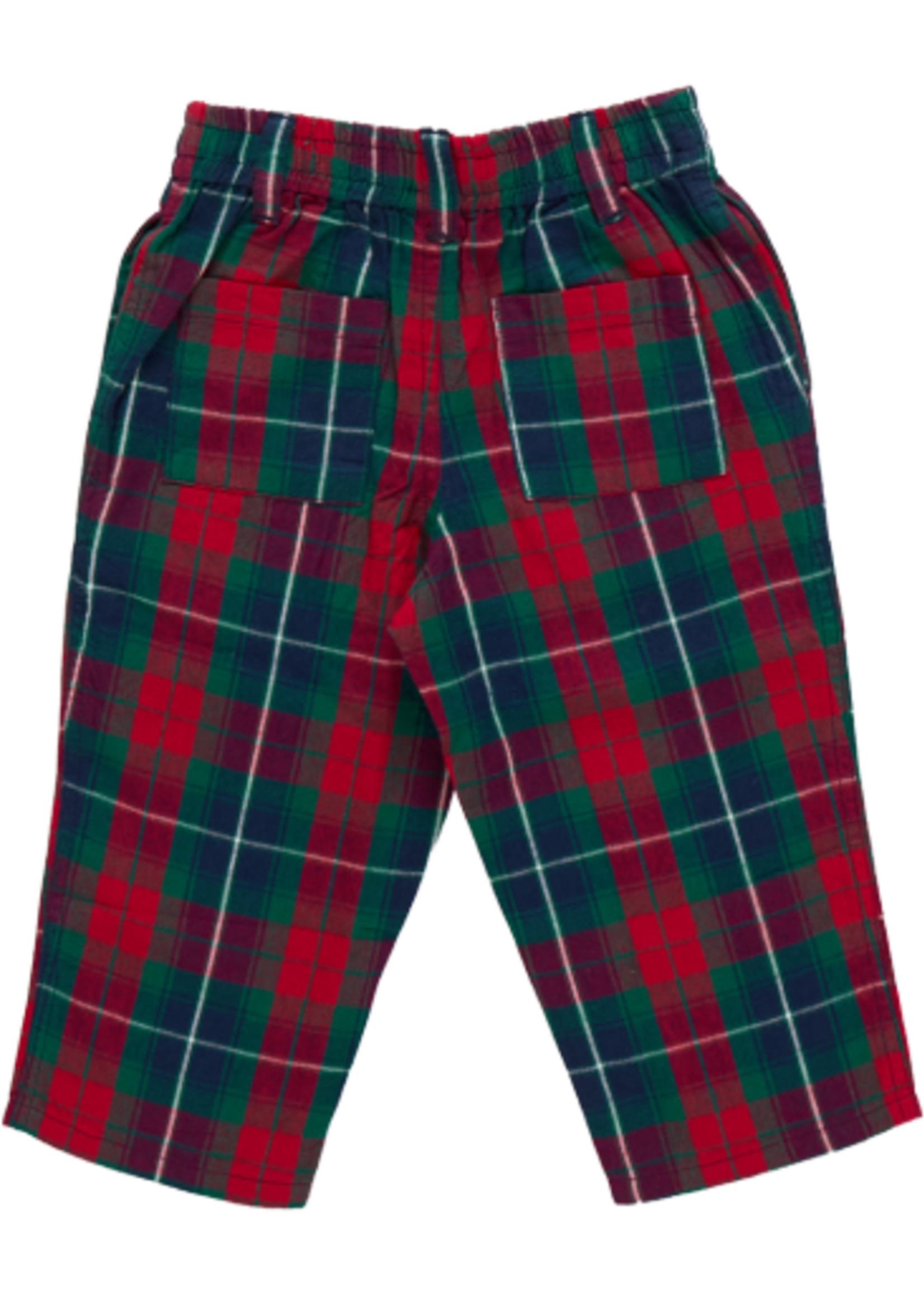 Pink Chicken boys jackson pant - red tartan