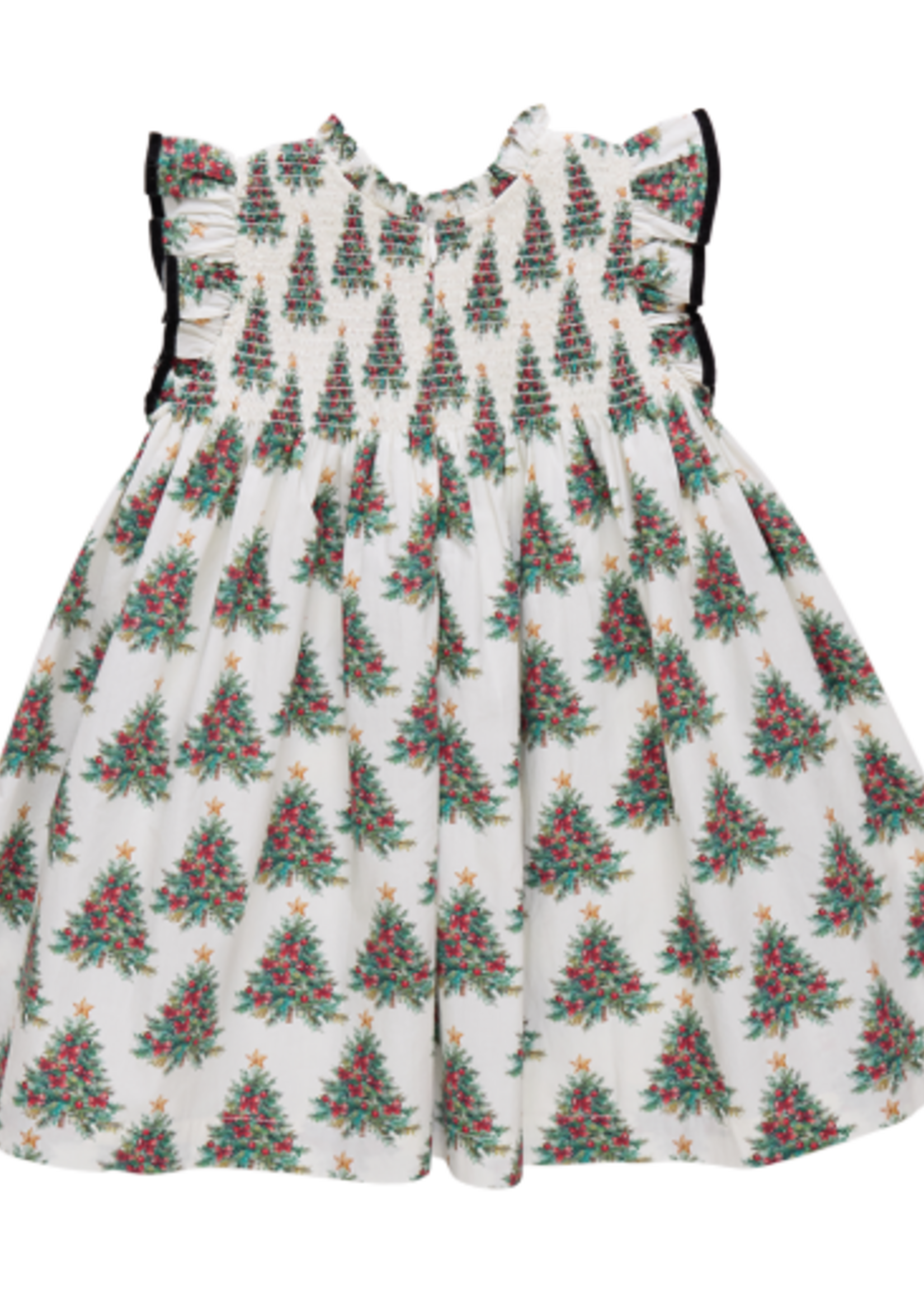 Pink Chicken girls stevie dress - vintage trees