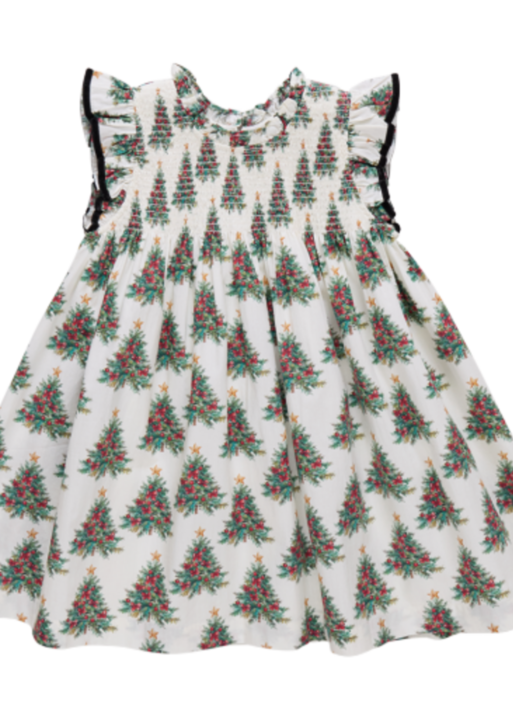 Pink Chicken girls stevie dress - vintage trees