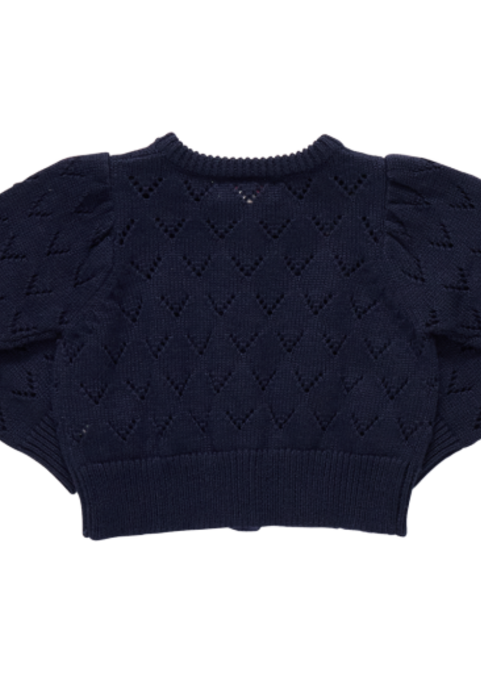 Pink Chicken girls connie sweater - navy