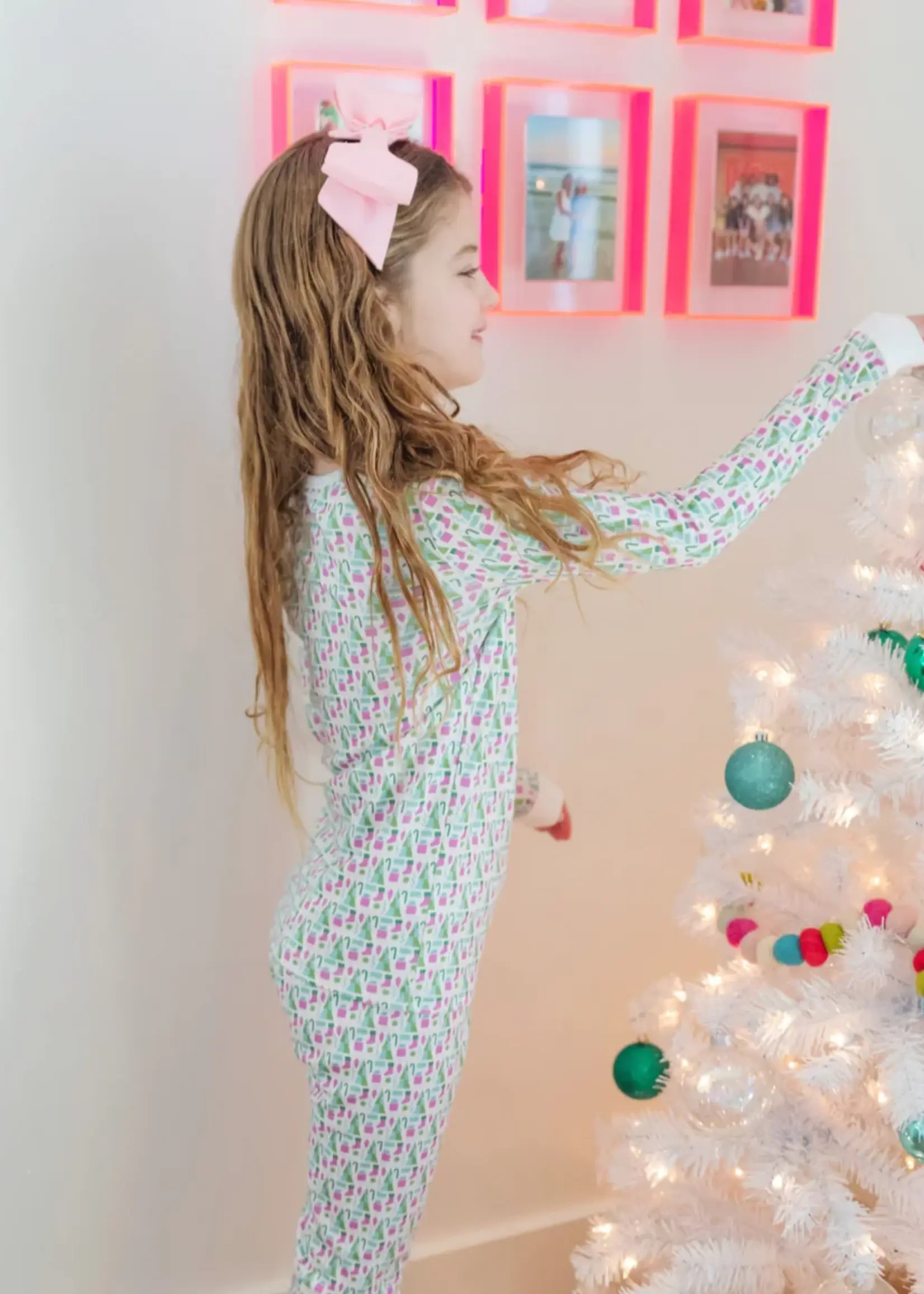 Lila + Hayes Alden Girls' Pajama Pant Set