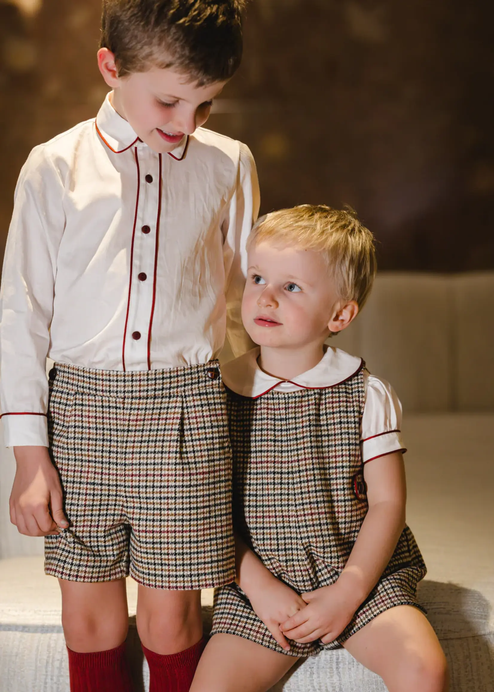 Sal & Pimenta Chestnut Peter Pan Shirt