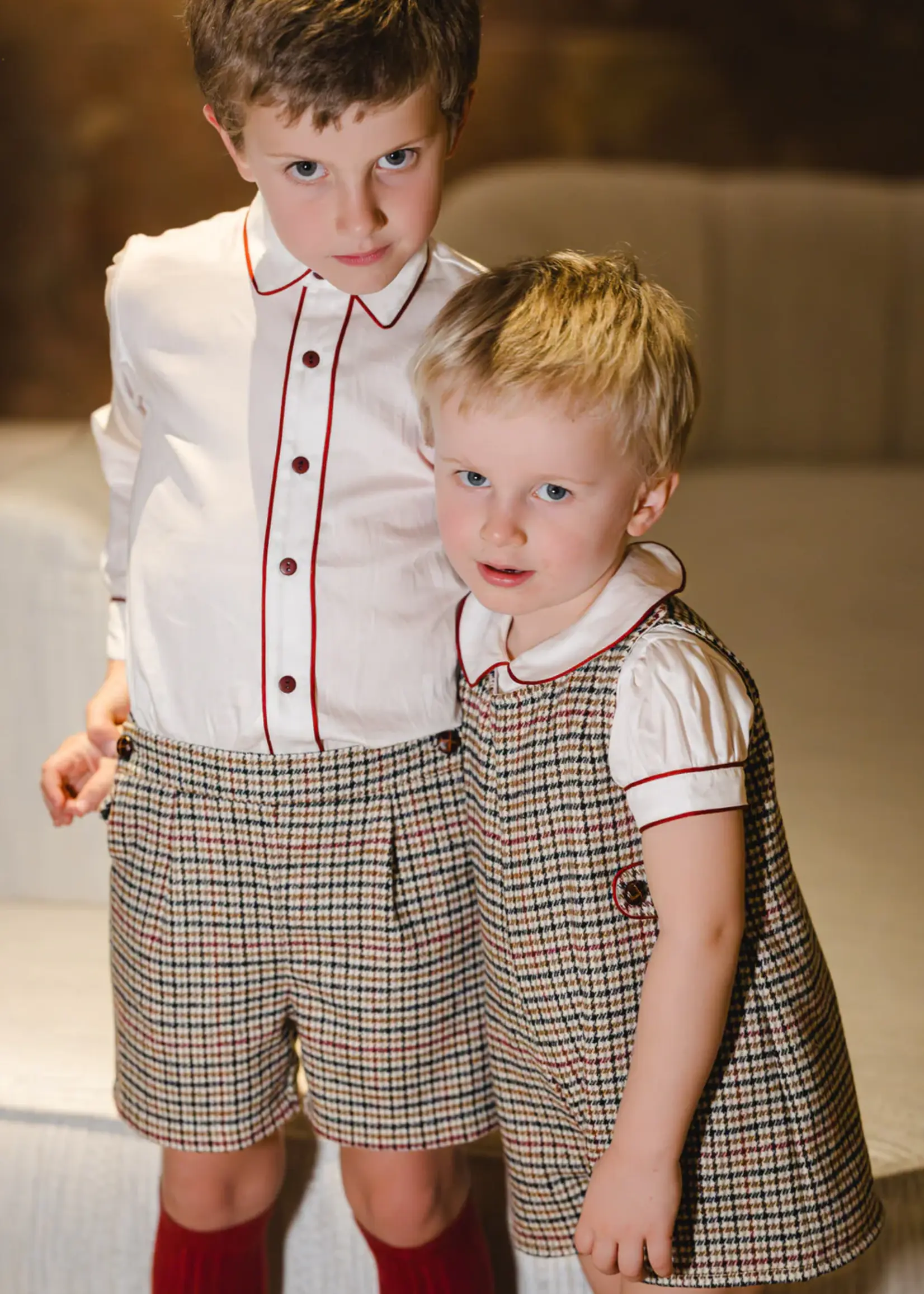 Sal & Pimenta Chestnut Peter Pan Shirt