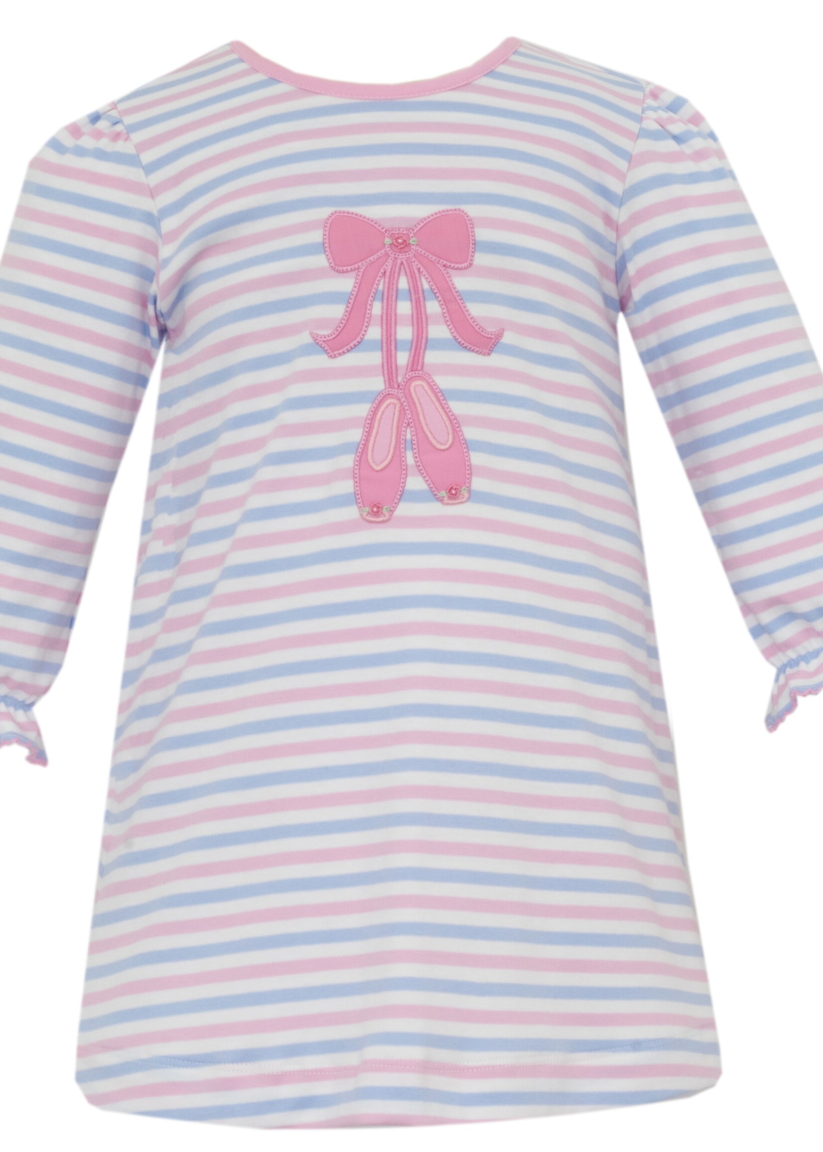 Claire and Charlie Ballet Stripe Dress L/S