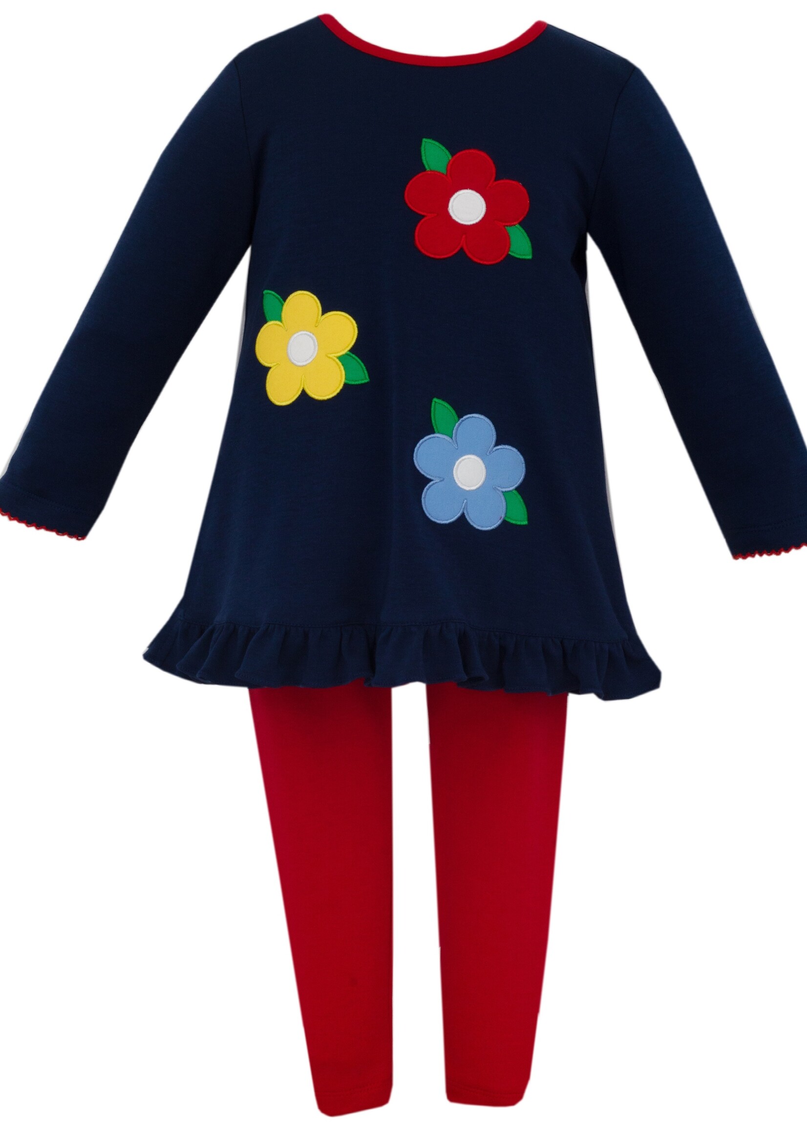 Claire and Charlie Flowers Tunic set L/S