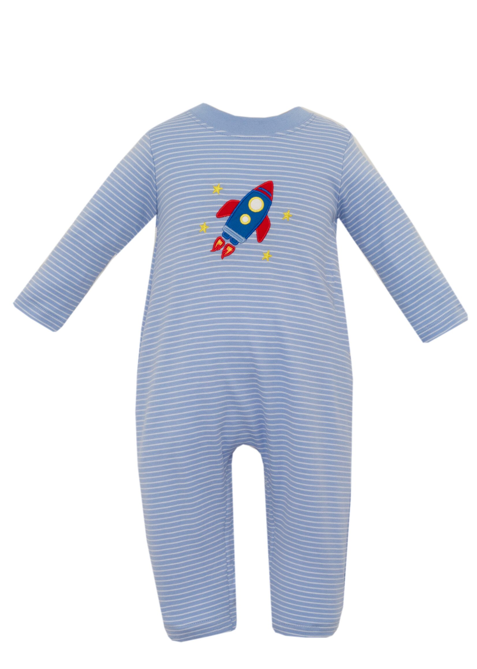 Claire and Charlie Rocket Long Romper
