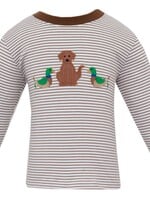Claire and Charlie HUNTING LAB Boy T-Shirt L/S